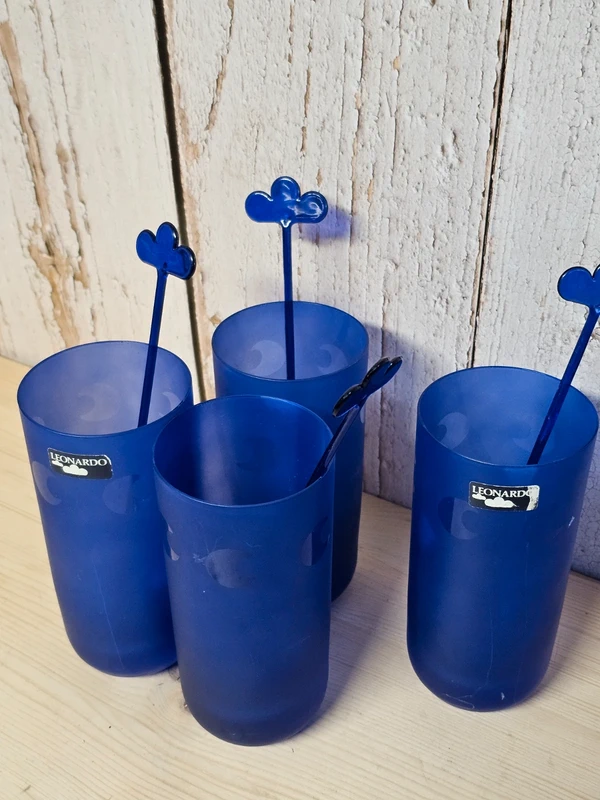 Leonardo Vintage Gläser blau 4 Stück