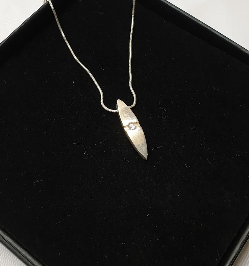 Anhänger Charm Silberanhänger Silber 925 Kristall klar Vintage elegant SKA1405