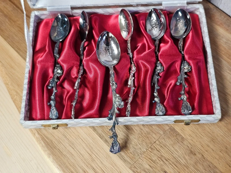 Vintage australische Lega Teelöffel 6er Set EPNS A1