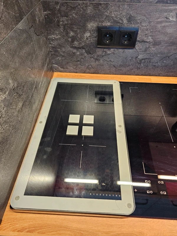 2 St. Abdeckungen für Kochfelder Kochfeldabdeckung Glas