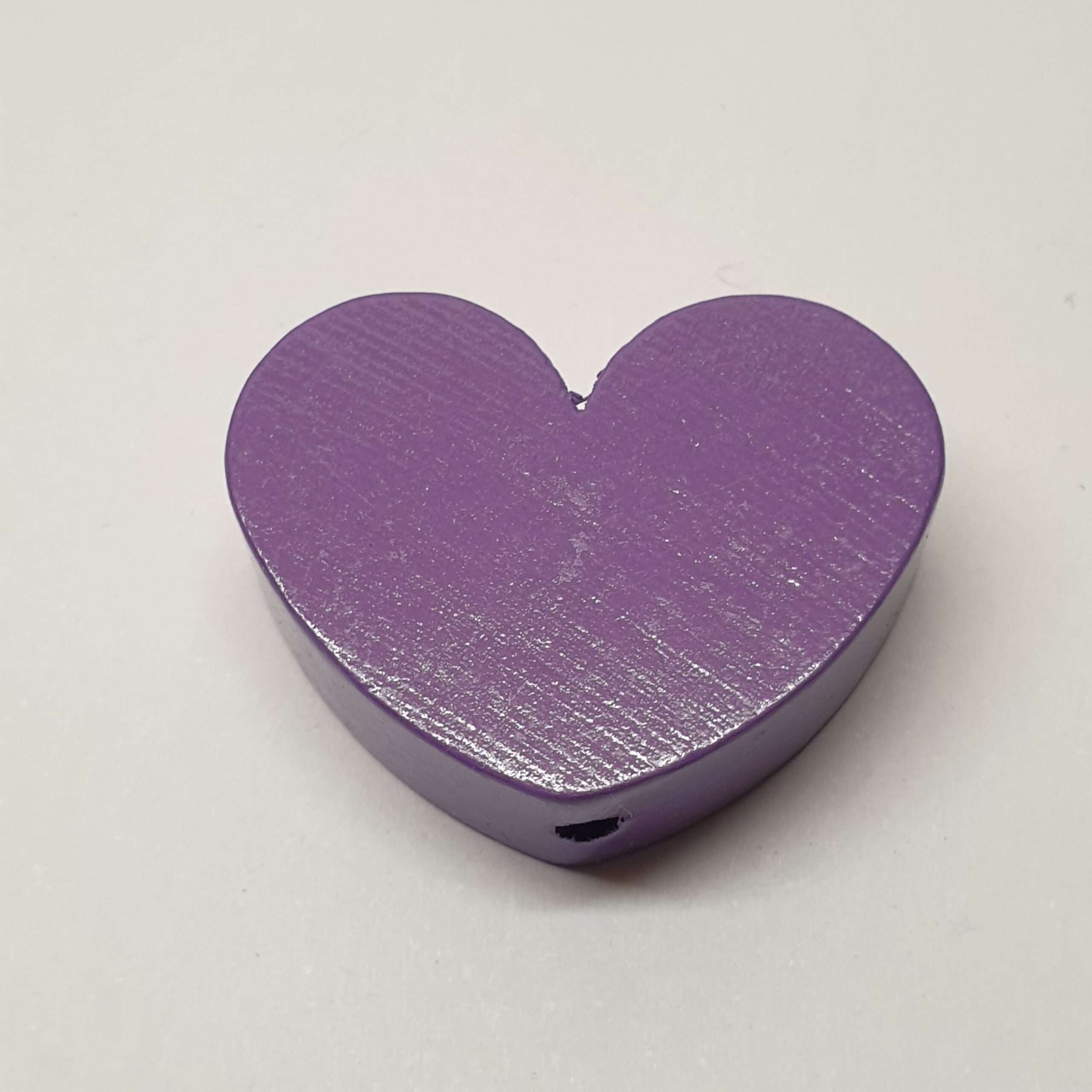 Motivperle Perle Motiv Herz Herz`l Herzchen lila MP202