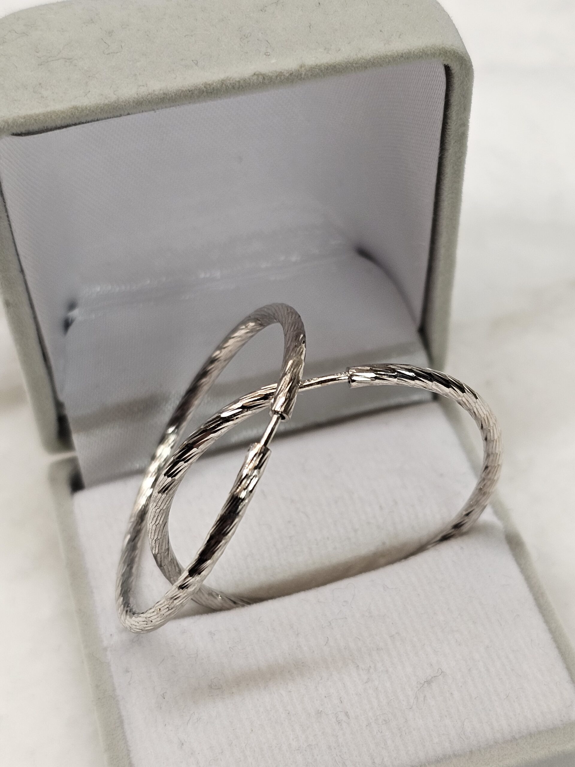 Nostalgische Creolen Ohrringe Silberohrringe Silber 925 Vintage elegant SO464