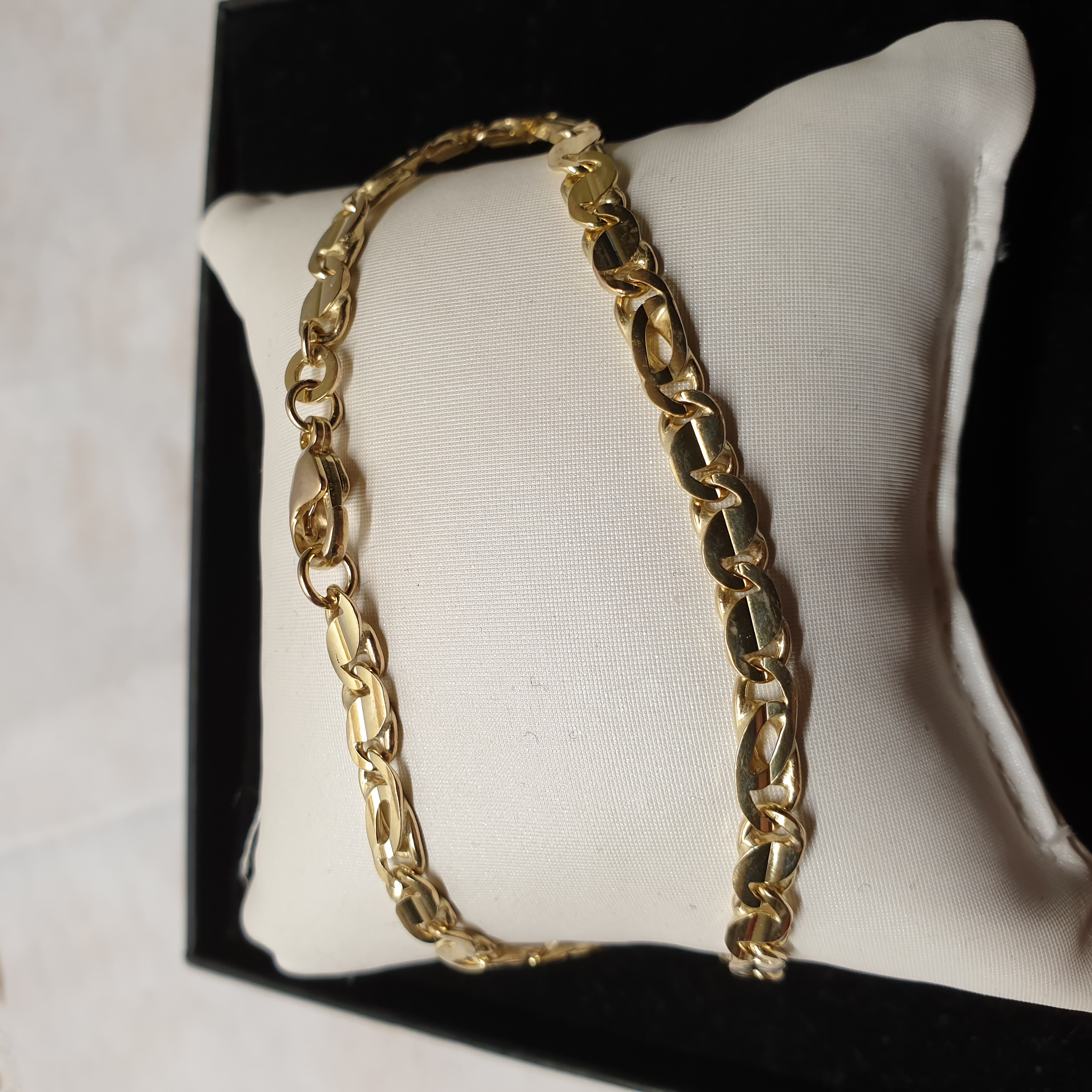 21 cm Armband Gliederarmband Gold 333 Design Vintage elegant GA108