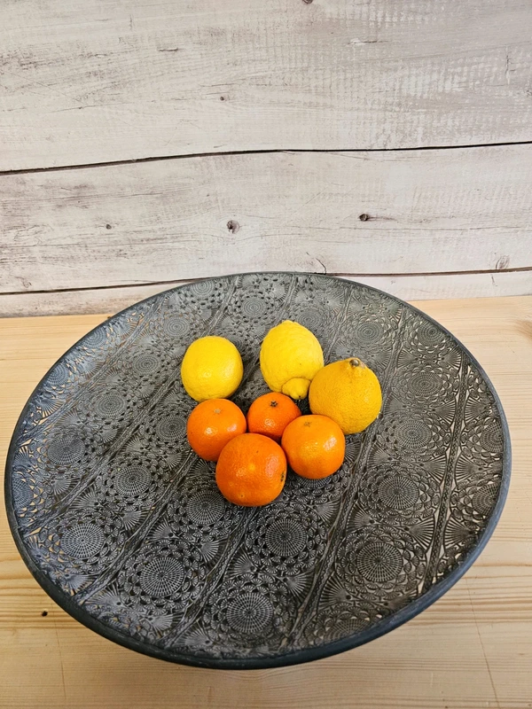 Kerzen Tablett Massiver Metall-Teller 40cm