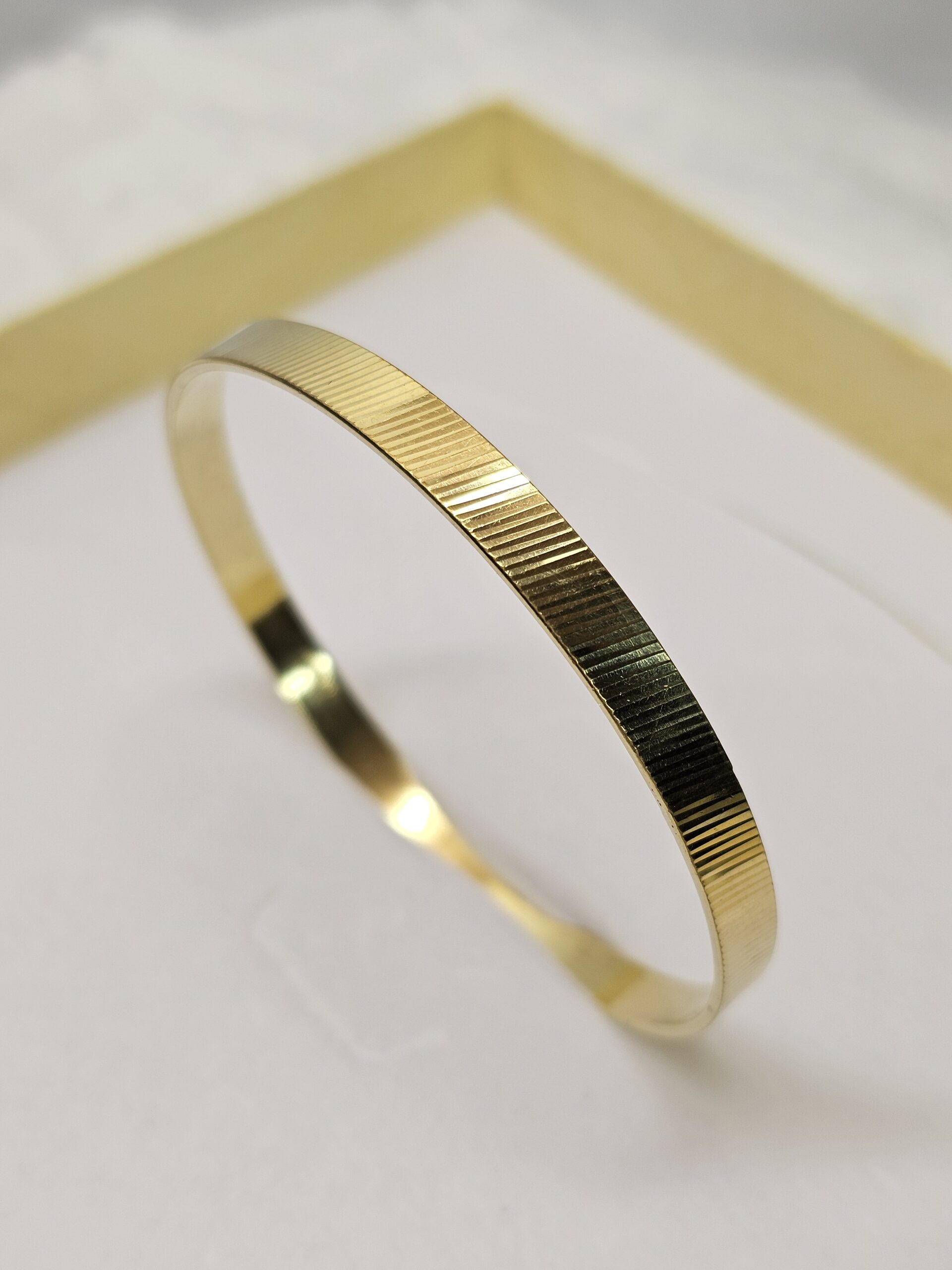 Nostalgischer Armreif Armschmuck American Doublé vergoldet Vintage edel Design selten rar MAB104