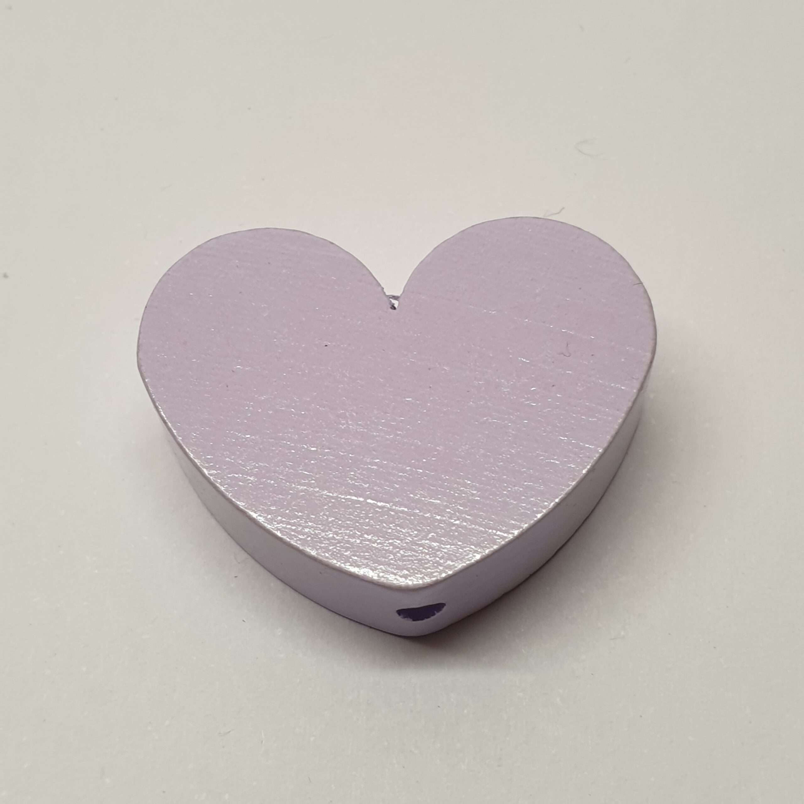 Motivperle Perle Motiv Herz Herz`l Herzchen flieder fliederfarben MP201