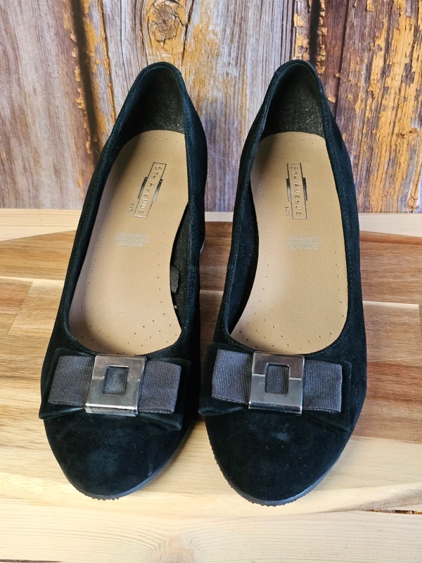Pumps schwarz Gr. 37 Echt Leder 37