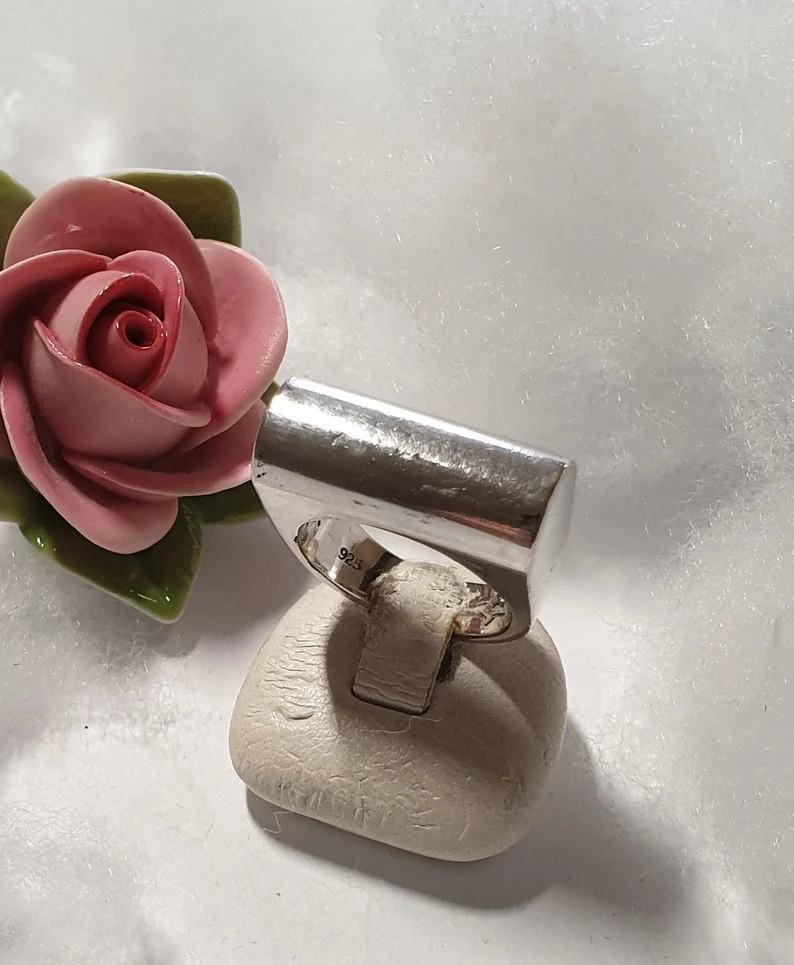 17,7 mm Designer Ring Silber 925 massive Verarbeitung edel selten rar SR940