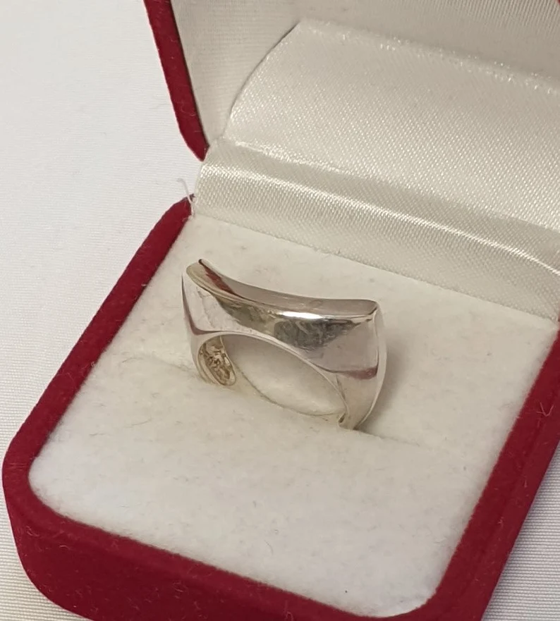 16,8 mm Designer Ring Silber 925 Vintage edel elegant SR429