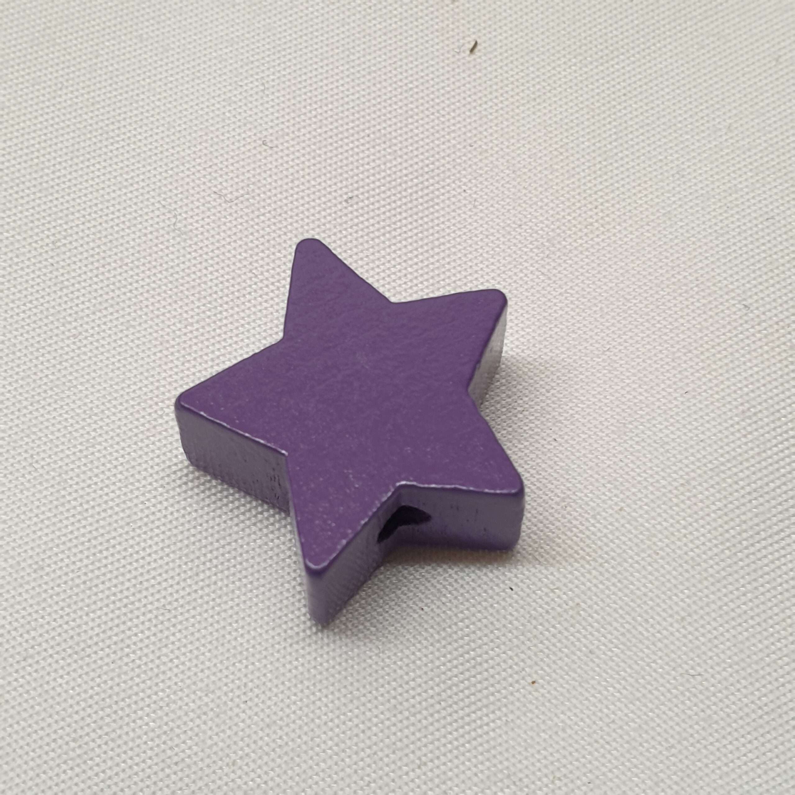 Motivperle Motiv Perle Stern Sternchen lila MP331