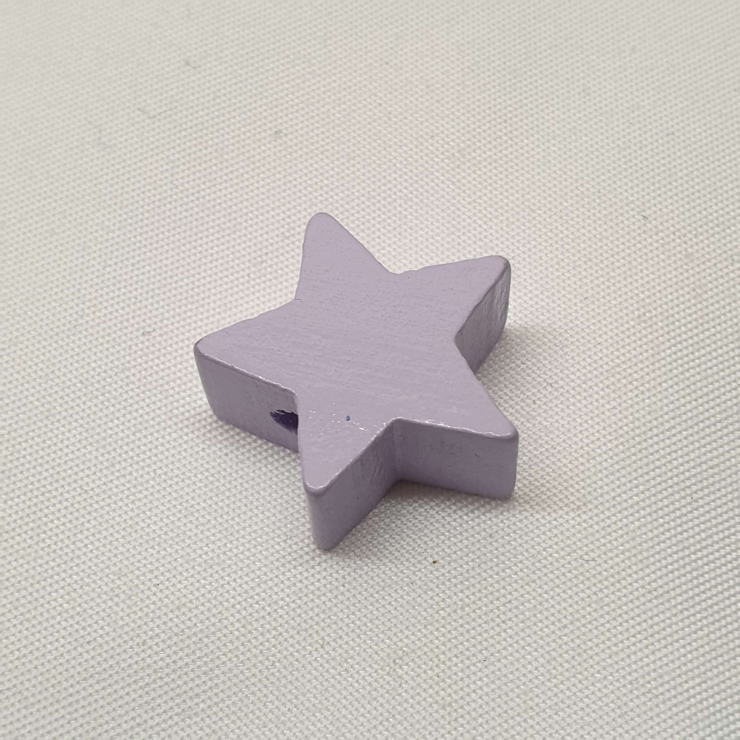 Motivperle Motiv Perle Stern Sternchen lila flieder fliederfarben MP333