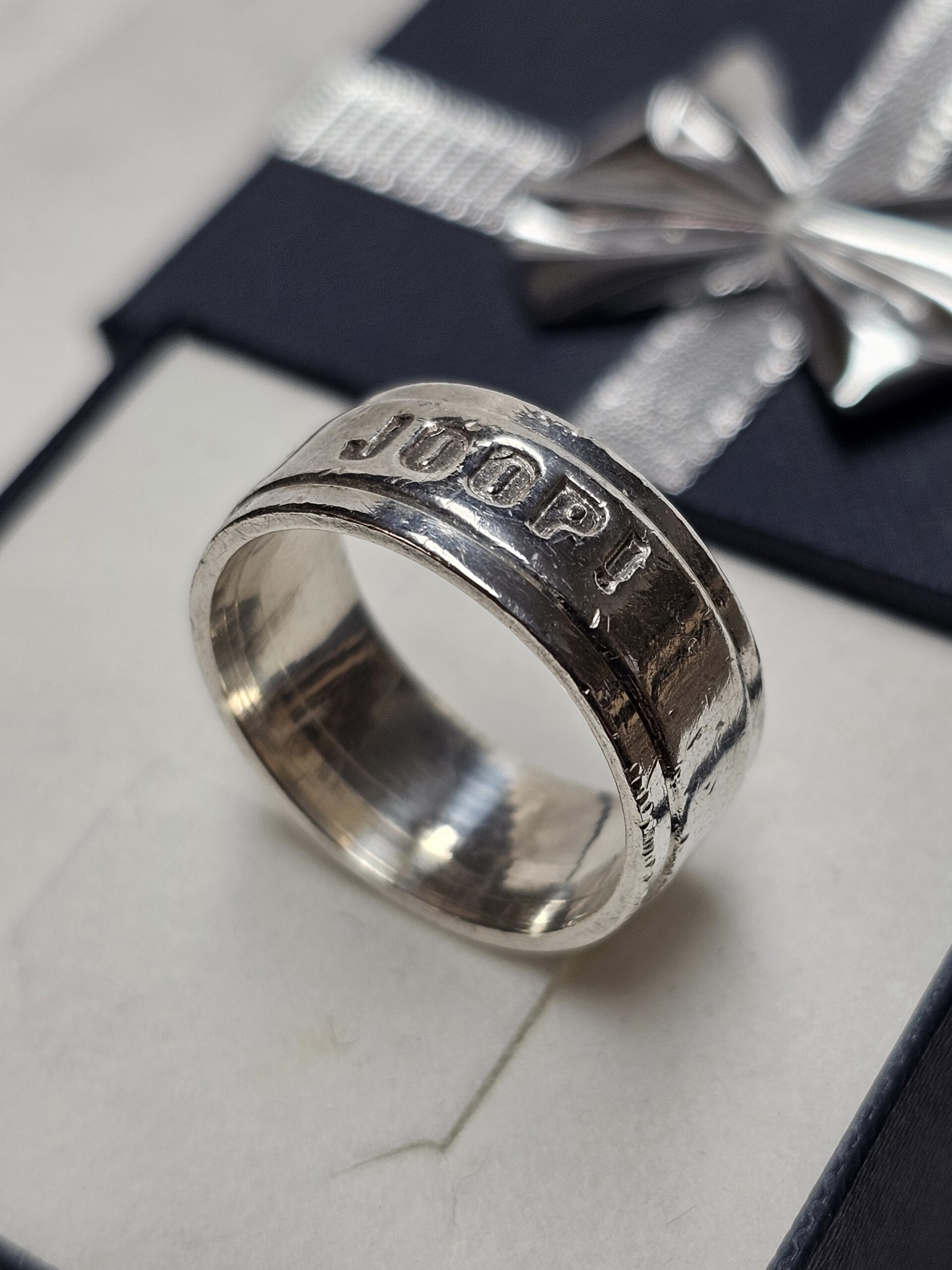 18,7 mm Stylisch modischer Vintage Silberring Ring Silber 925 elegant SR1701