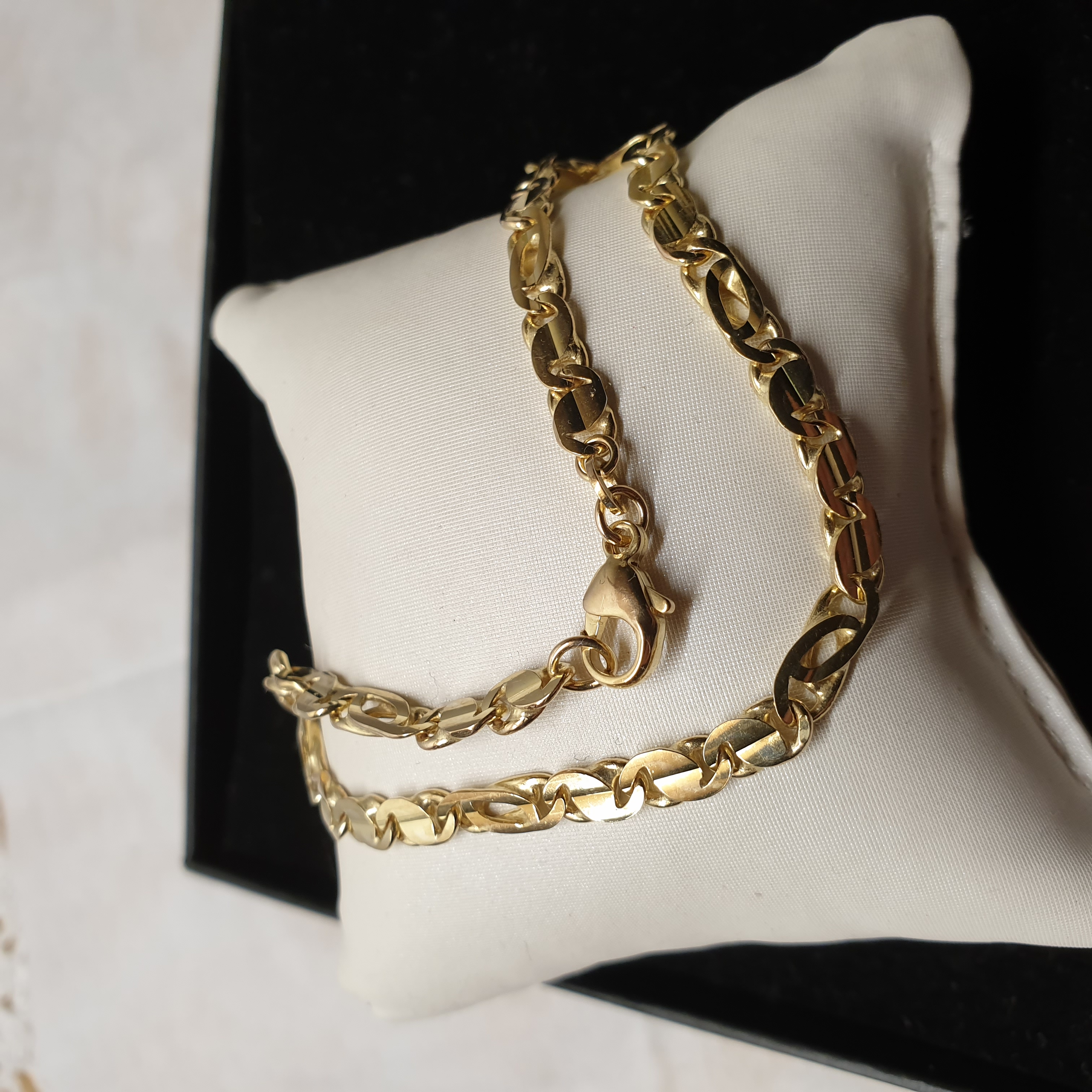 21 cm Armband Gliederarmband Gold 333 Design Vintage elegant GA108