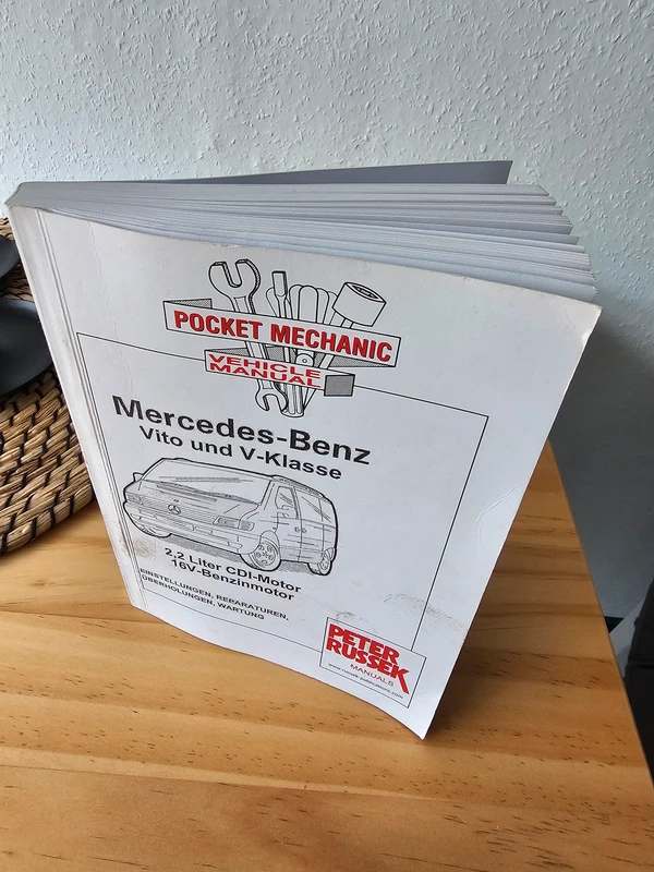 Pocket Mechanic Mercedes Benz Vito und V-Klasse 2,2 Liter CDI-Motor / 16V-Benzinmotor
