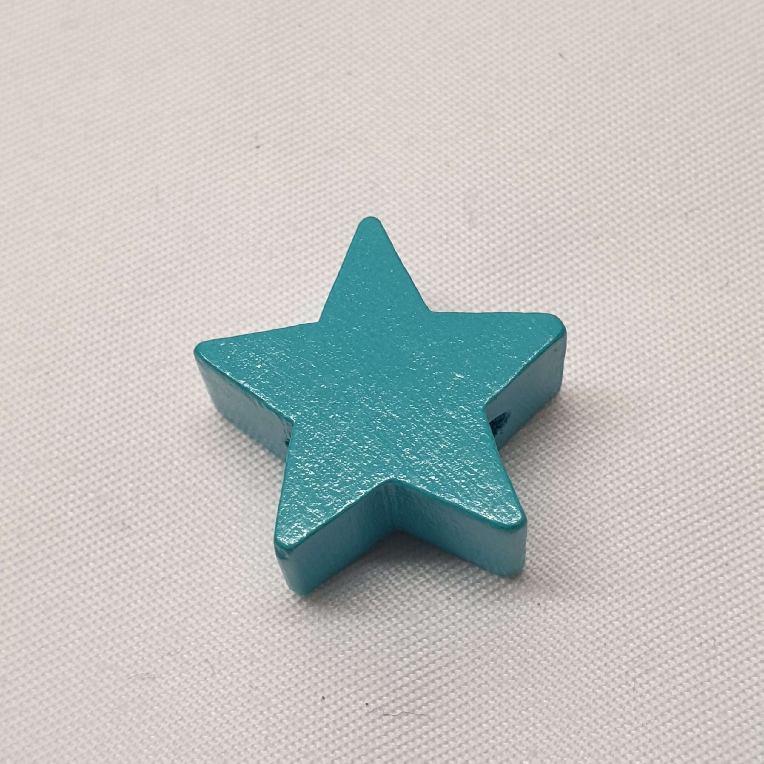 Motivperle Motiv Perle Stern Sternchen türkis blau MP284