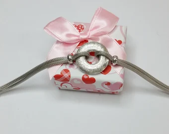 19 cm Designer Armband Silber 925 Italien Silberarmband Schlangenarmband außergewöhnlich Unikat SA120 – Bild 4