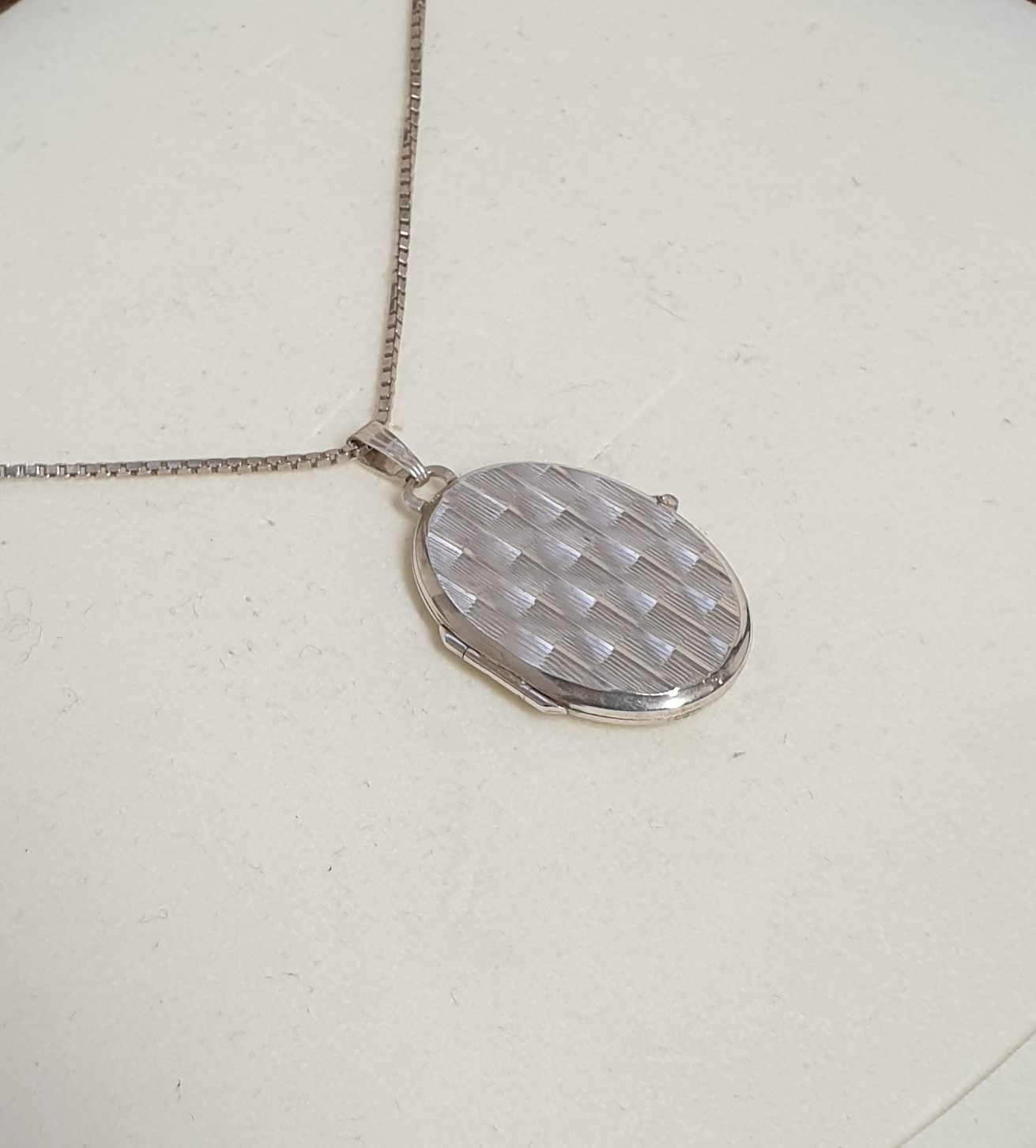 Medaillon Anhänger Silber 835 Shabby Vintage Nostalgie edel Design SKA1348 – Bild 2