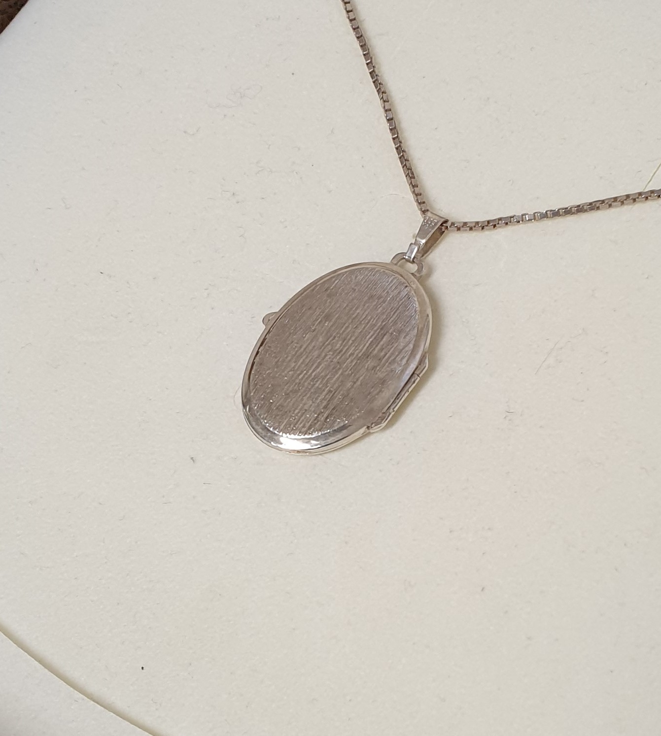 Medaillon Anhänger Silber 835 Shabby Vintage Nostalgie edel Design SKA1348 – Bild 4