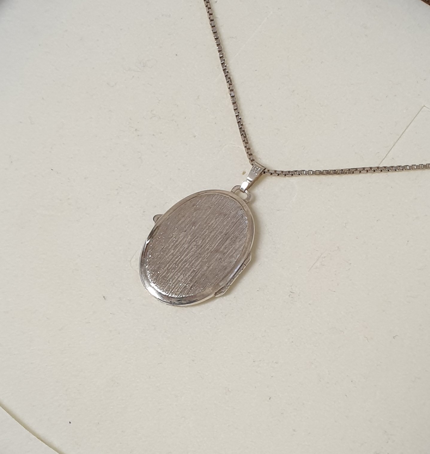 Medaillon Anhänger Silber 835 Shabby Vintage Nostalgie edel Design SKA1348 – Bild 5