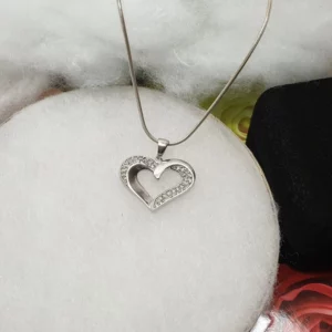 Anhänger Silberanhänger Herzanhänger Herz Silber 925 Kristalle edel Vintage SKA1337