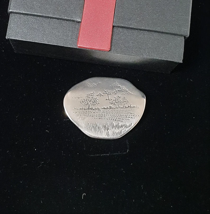 Brosche Anstecknadel Anhänger Bijou Jeunesse Günthner Vintage Designer Silber 925 SB398 – Bild 3