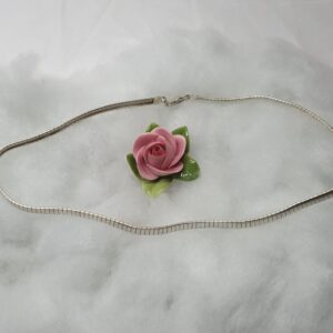 44 cm Kette Silberkette Halskette Schlangenkette Silber 925 Vintage elegant SK1448