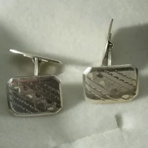Manschettenknöpfe Silber 835 Cufflinks Vintage selten edel MS131