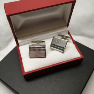 Manschettenknöpfe Cufflinks 835 Silber Vintage elegantes Design MS220