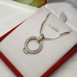 Anhänger Silberanhänger ohne Kette Silber 925 Kristalle klar Vintage elegant SKA117