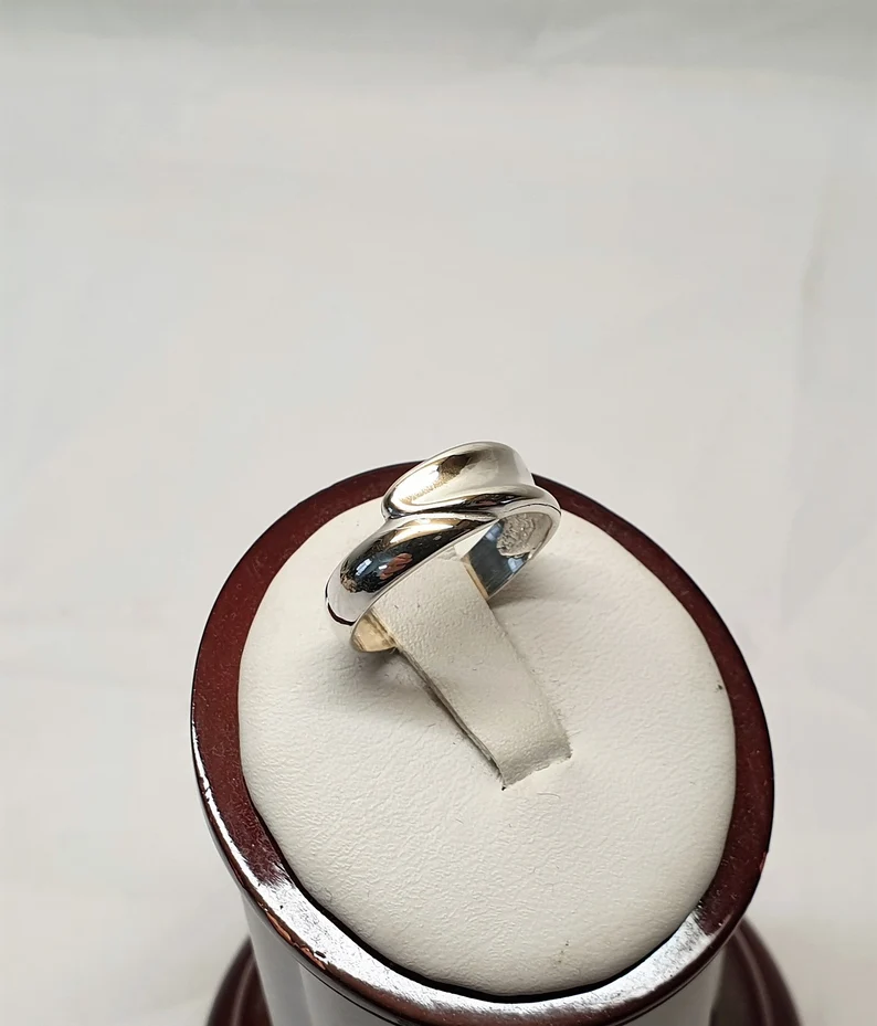 17 mm Silberring Ring Silber 925 schlichte Vintage Design Eleganz SR1323 – Bild 2