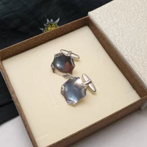 Manschettenknöpfe Cufflinks Silber 800 Silberschmiede Vintage selten Unikate MS226