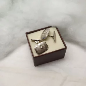 Manschettenknöpfe Cufflinks Silber 835 Silberschmiede Vintage selten Unikate MS231