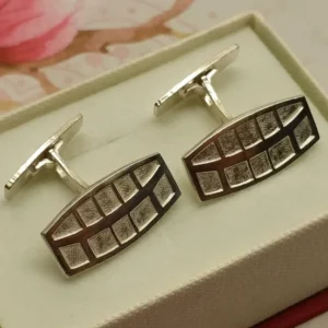 Manschettenknöpfe edel Vintage Silber 800 Cufflinks MS206