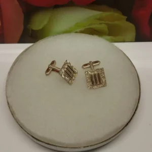 Manschettenknöpfe Silber 835 edles Design Shabby Vintage MS214