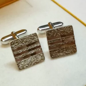 Manschettenknöpfe Cufflinks Silber 800 teilvergoldet Vintage MS145