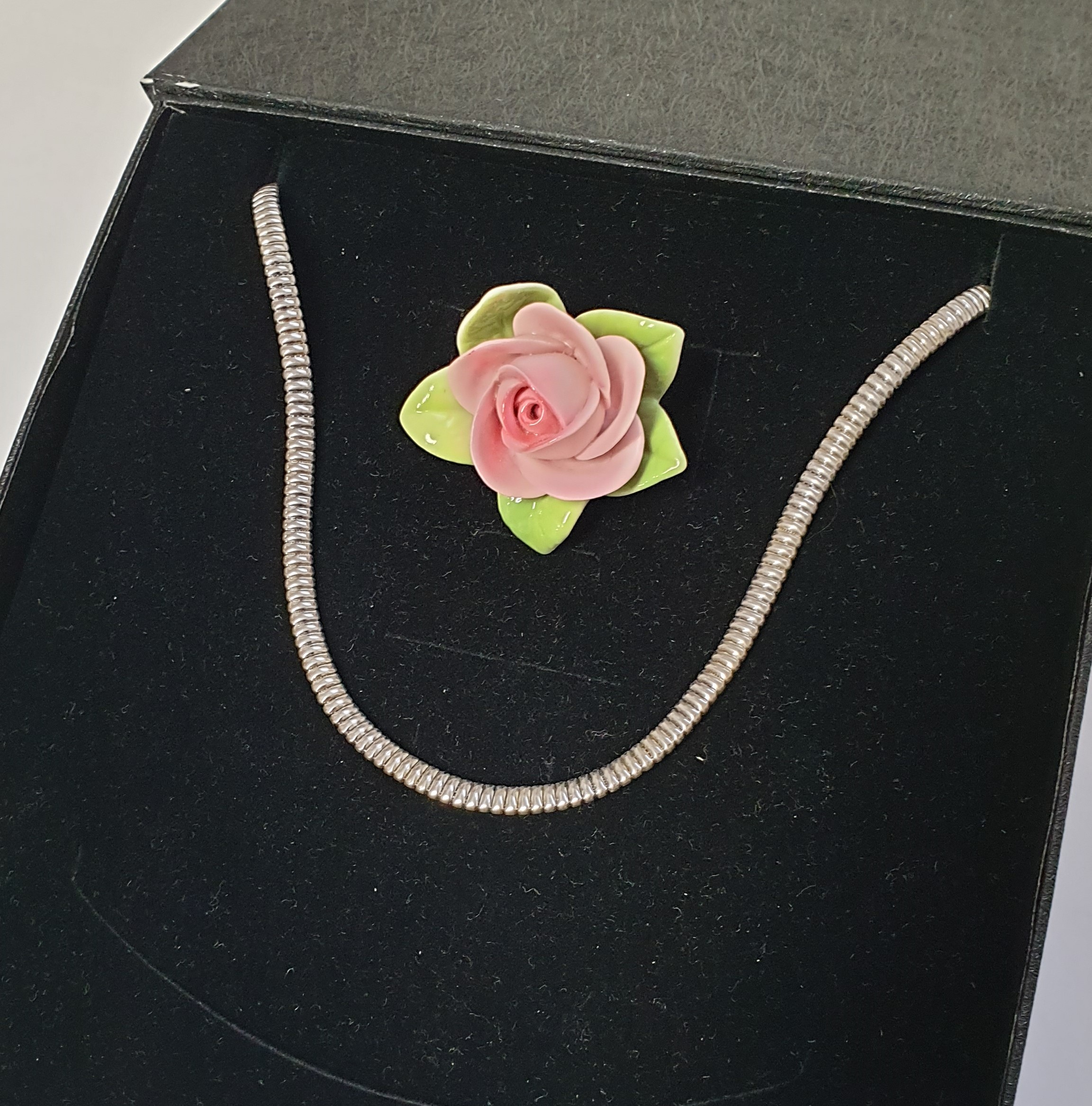 42 cm Halskette Silberkette Kette Schlangenkette Silber 925 Vintage elegant SK526 – Bild 5