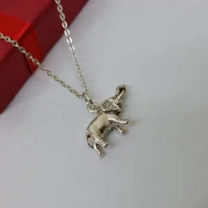 Nostalgischer Anhänger Silberanhänger Elefant Silber 925 Vintage SKA924