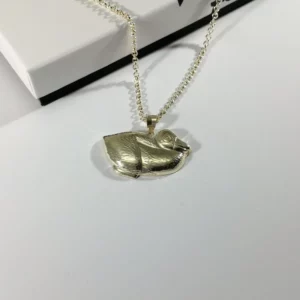 Nostalgischer Silberanhänger Anhänger Ente 925 Silber Vintage selten SKA895