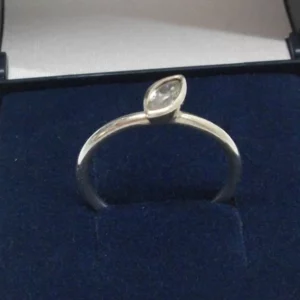 17,3 mm Ring Silberring Silber 925 Kristall Vintage edel Design SR180