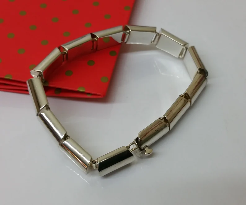 21 cm Armband Silberarmband Gliederarmband Silber 925 Vintage elegant SA264