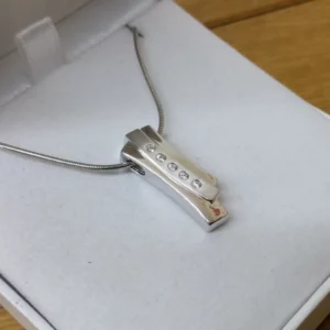 Anhänger Silberanhänger Silber 925 mit 5 Stck. Kristalle klar edel Vitnage Design SKA886