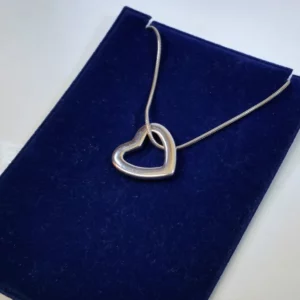 Design Herz Anhänger Silberanhänger Herzanhänger Silber 925 Vintage elegant SKA792