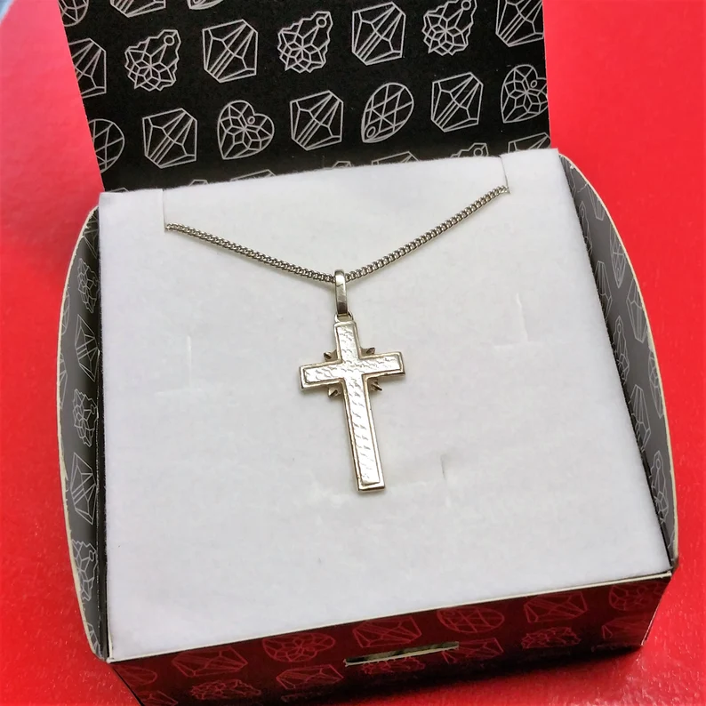 Anhänger Silberanhänger Kreuzanhänger Kreuz Silber 800 Vintage Nostalgie SKA1184 – Bild 4