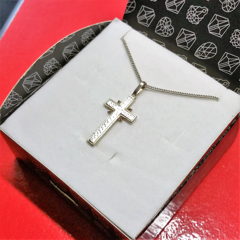 Anhänger Silberanhänger Kreuzanhänger Kreuz Silber 800 Vintage Nostalgie SKA1184 – Bild 3