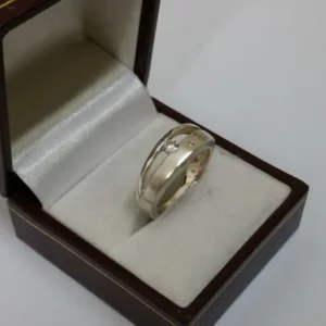 18,1 mm Ring Silberring Silber 925 Kristalle klar Design Vintage elegant SR265