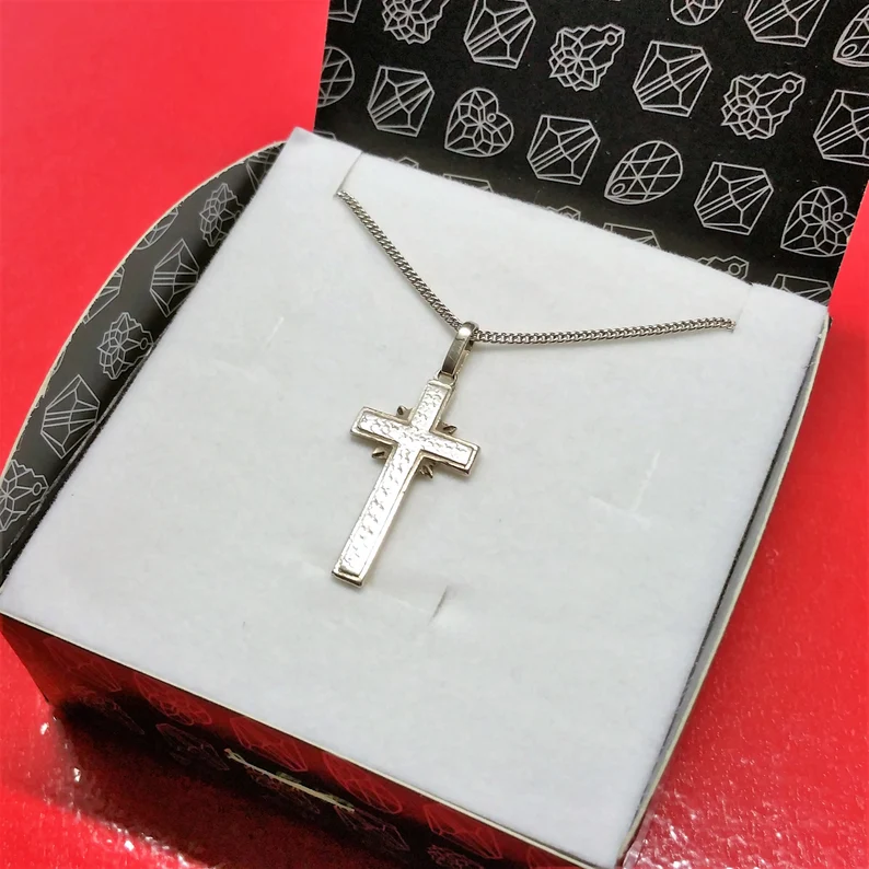 Anhänger Silberanhänger Kreuzanhänger Kreuz Silber 800 Vintage Nostalgie SKA1184 – Bild 2