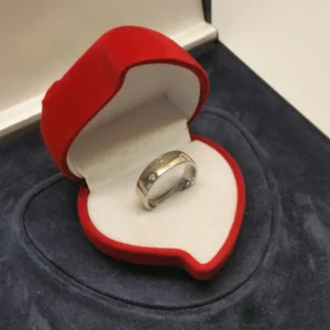 19,2 mm Silberring Ring Silber 925 mit 3 Stck. Kristalle klar edel Vintage SR216