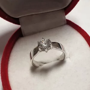 16,5 mm Ring Silberring Silber 925 Kristall edel Vintage Design SR261