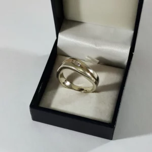 19,1 mm Design Silberring Ring Silber 925 Kristalle klar Vintage elegant SR1019