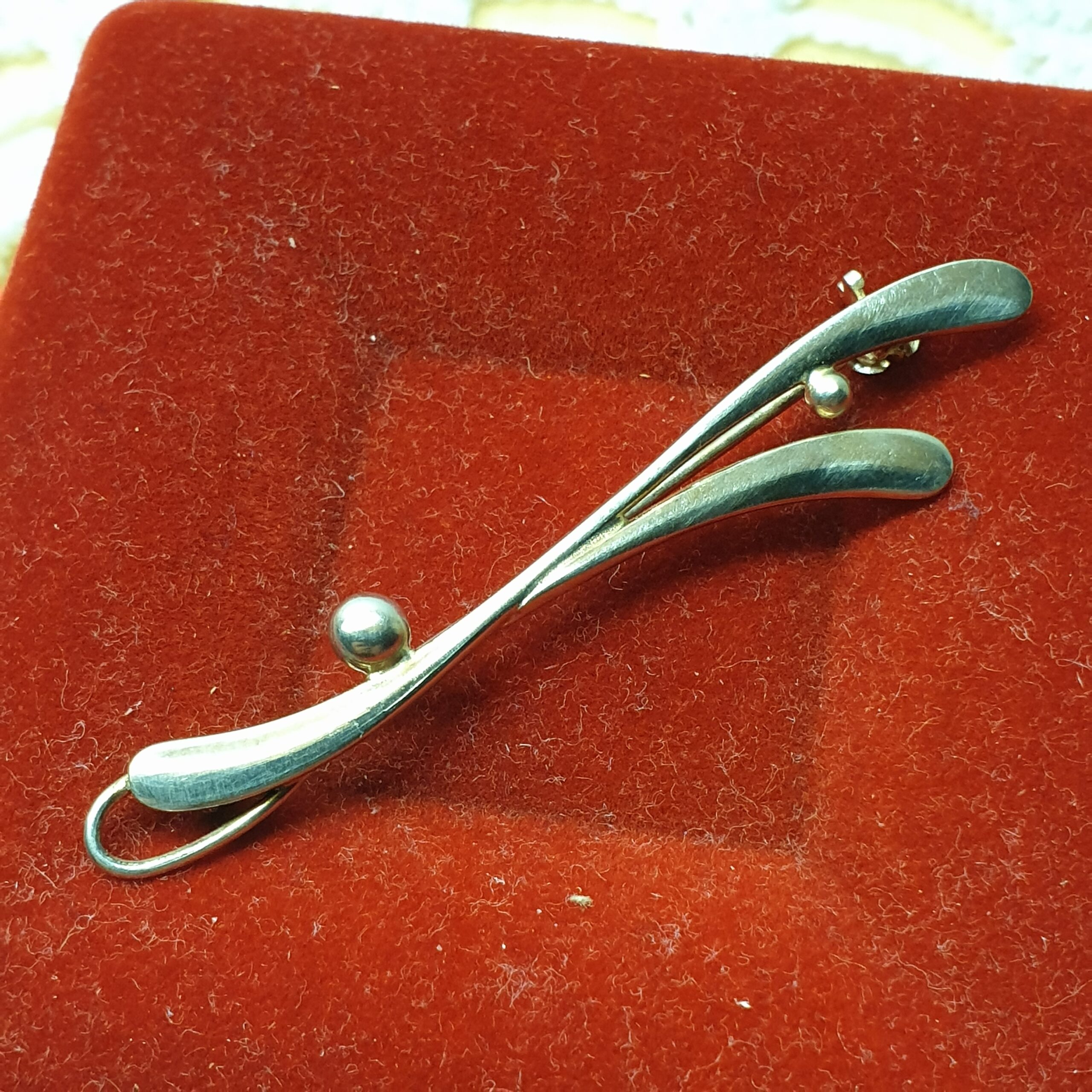 Nostalgische Design Brosche Anstecknadel Silber 835 Shabby Vintage elegant SB507